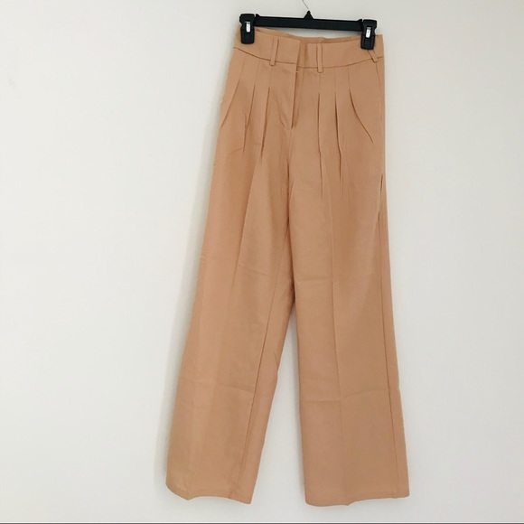 Self Tie Waist Wide Leg Pants - Picture 6 of 6